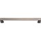 Jeffrey Alexander 192 mm Center-to-Center Brushed Pewter Square Boswell Cabinet Pull 177-192BNBDL - alternate 5